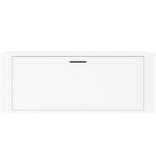 VidaXL Wandschoenenkast 100x35x38 cm bewerkt hout wit