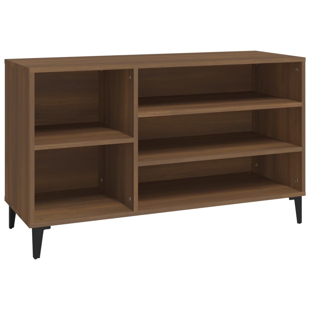 VidaXL Schoenenkast 102x36x60 cm bewerkt hout bruineikenkleurig