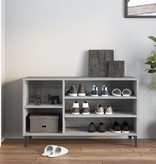 VidaXL Schoenenkast 102x36x60 cm bewerkt hout sonoma grijs