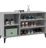 VidaXL Schoenenkast 102x36x60 cm bewerkt hout sonoma grijs