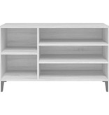 VidaXL Schoenenkast 102x36x60 cm bewerkt hout sonoma grijs