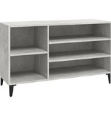 VidaXL Schoenenkast 102x36x60 cm bewerkt hout betongrijs