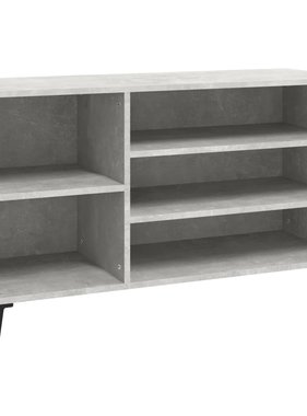 VidaXL Schoenenkast 102x36x60 cm bewerkt hout betongrijs