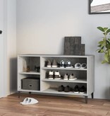 VidaXL Schoenenkast 102x36x60 cm bewerkt hout betongrijs