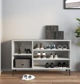 VidaXL Schoenenkast 102x36x60 cm bewerkt hout betongrijs