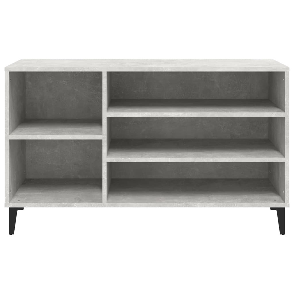 VidaXL Schoenenkast 102x36x60 cm bewerkt hout betongrijs