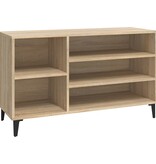 VidaXL Schoenenkast 102x36x60 cm bewerkt hout sonoma eikenkleurig
