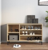 VidaXL Schoenenkast 102x36x60 cm bewerkt hout sonoma eikenkleurig