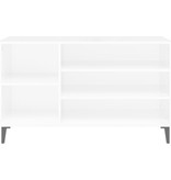 VidaXL Schoenenkast 102x36x60 cm bewerkt hout hoogglans wit