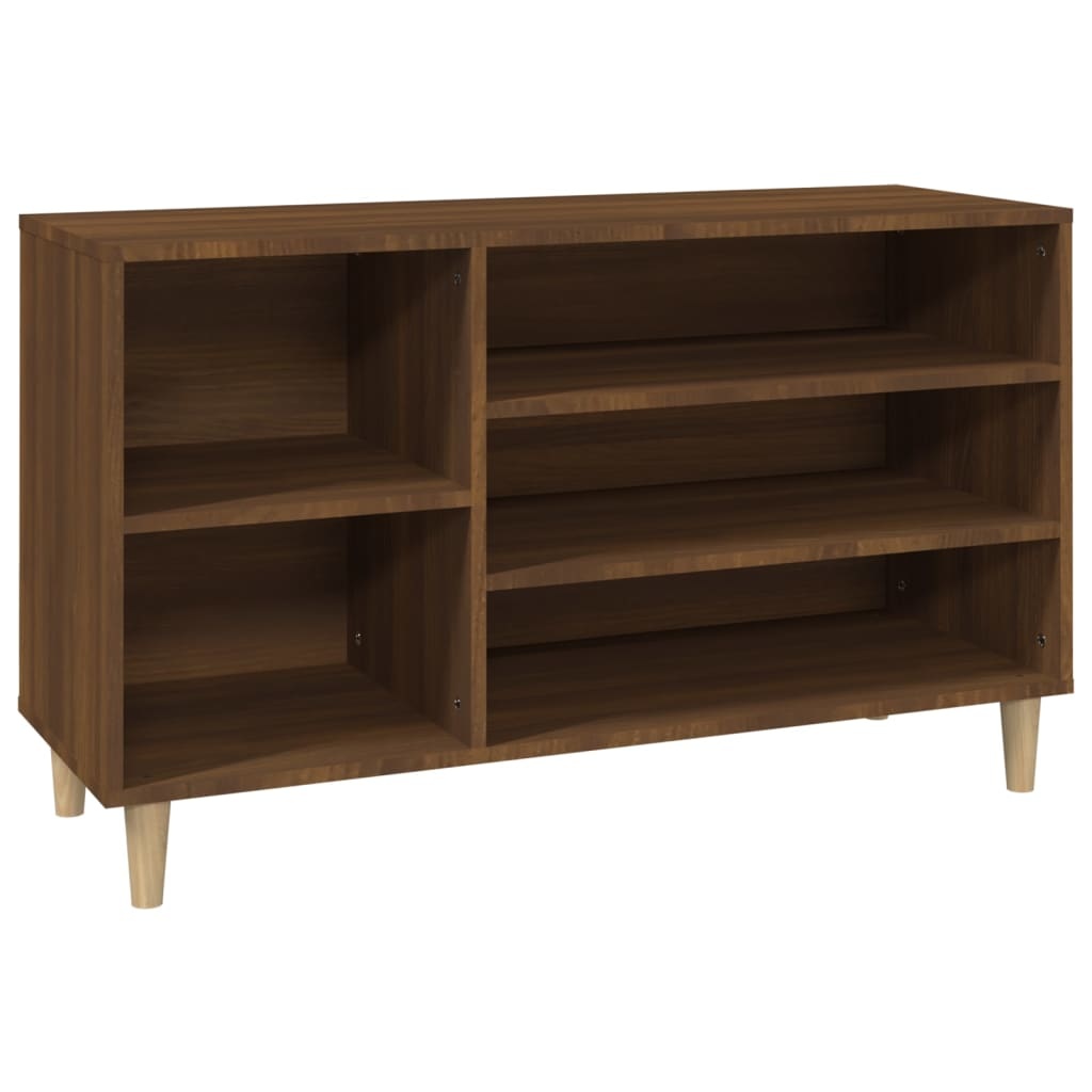VidaXL Schoenenkast 102x36x60 cm bewerkt hout bruineikenkleurig