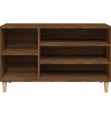 VidaXL Schoenenkast 102x36x60 cm bewerkt hout bruineikenkleurig