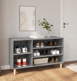 VidaXL Schoenenkast 102x36x60 cm bewerkt hout sonoma grijs
