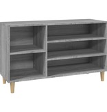 VidaXL Schoenenkast 102x36x60 cm bewerkt hout sonoma grijs