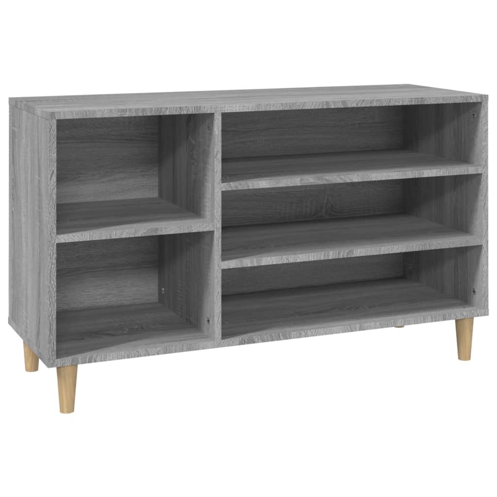 VidaXL Schoenenkast 102x36x60 cm bewerkt hout sonoma grijs