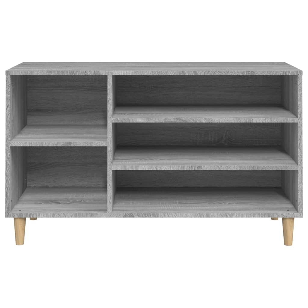 VidaXL Schoenenkast 102x36x60 cm bewerkt hout sonoma grijs