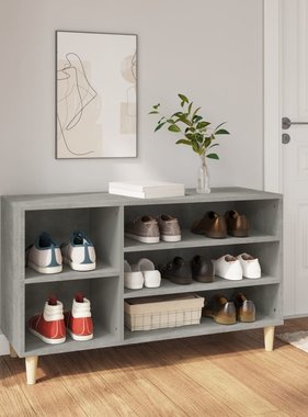 VidaXL Schoenenkast 102x36x60 cm bewerkt hout betongrijs