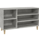 VidaXL Schoenenkast 102x36x60 cm bewerkt hout betongrijs