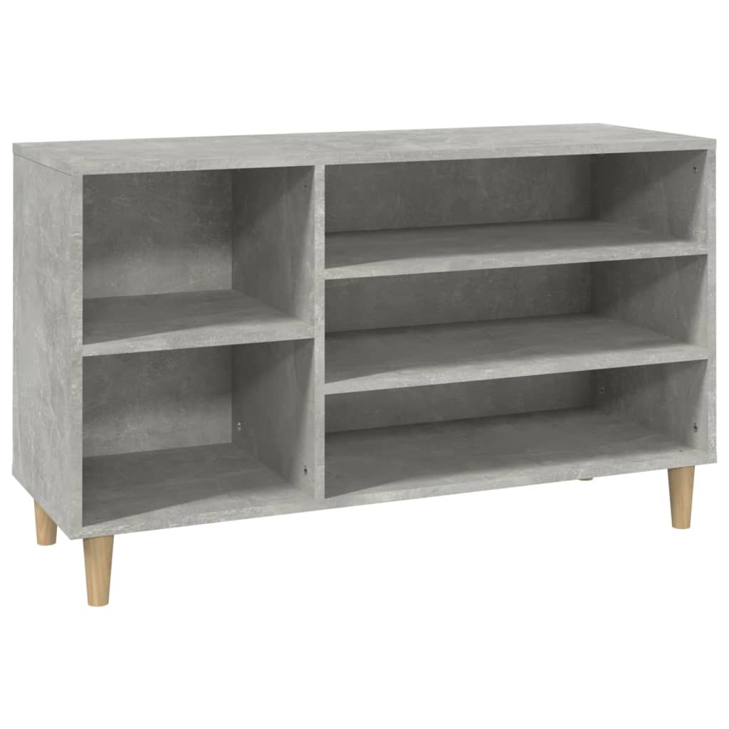VidaXL Schoenenkast 102x36x60 cm bewerkt hout betongrijs