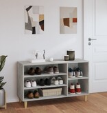 VidaXL Schoenenkast 102x36x60 cm bewerkt hout betongrijs