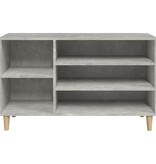 VidaXL Schoenenkast 102x36x60 cm bewerkt hout betongrijs