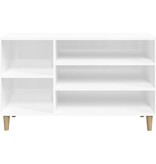 VidaXL Schoenenkast 102x36x60 cm bewerkt hout hoogglans wit