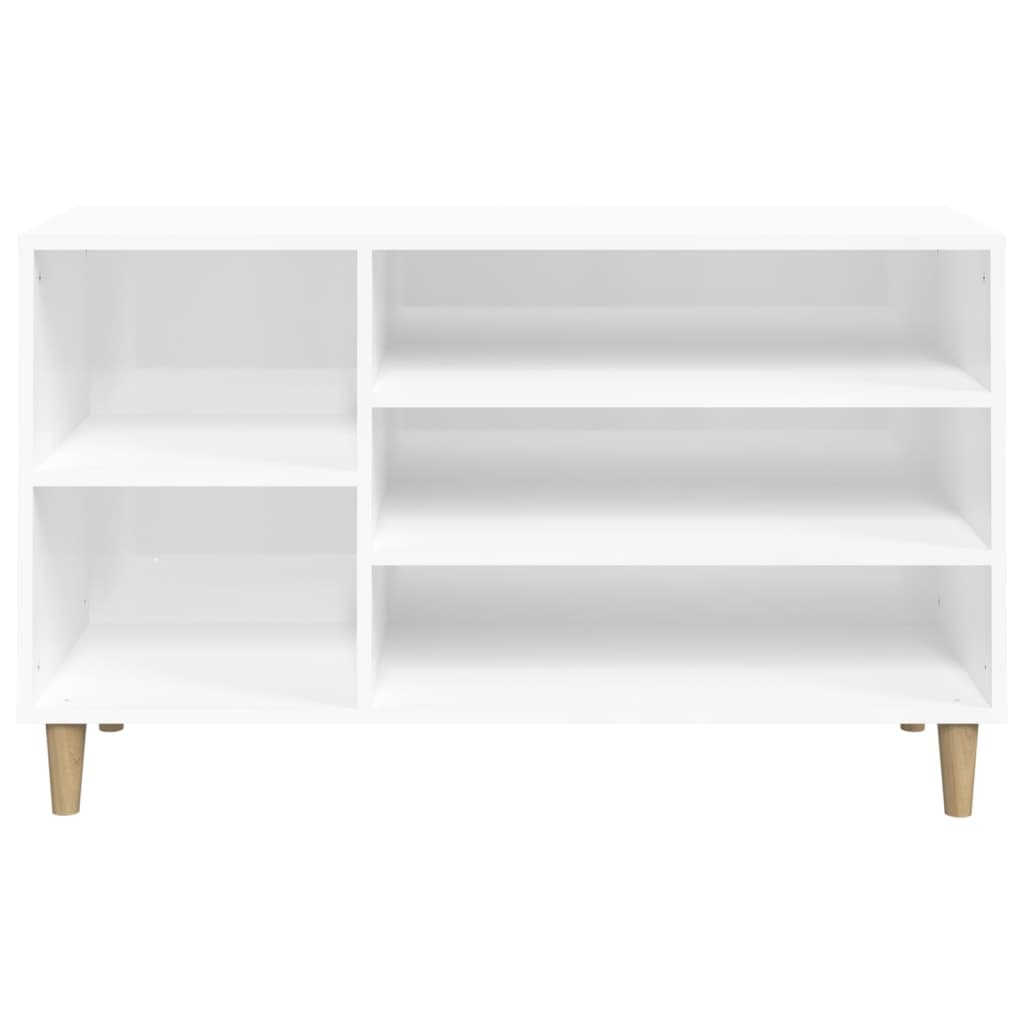 VidaXL Schoenenkast 102x36x60 cm bewerkt hout hoogglans wit