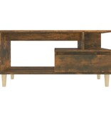 VidaXL Salontafel 90x49x45 cm bewerkt hout gerookt eikenkleurig