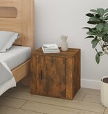 VidaXL Nachtkastjes 2 st 50x39x47 cm gerookt eikenkleurig