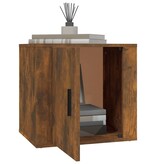 VidaXL Nachtkastjes 2 st 50x39x47 cm gerookt eikenkleurig