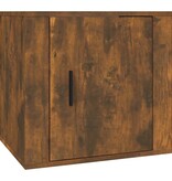 VidaXL Nachtkastjes 2 st 50x39x47 cm gerookt eikenkleurig