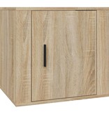 VidaXL Nachtkastjes 2 st 50x39x47 cm sonoma eikenkleurig