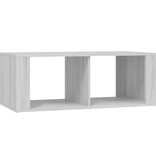 VidaXL Salontafel 100x50x36 cm bewerkt hout grijs sonoma eikenkleurig