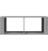 VidaXL Salontafel 100x50x36 cm bewerkt hout grijs sonoma eikenkleurig