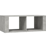 vidaXL Salontafel 100x50x36 cm bewerkt hout betongrijs