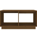 VidaXL Salontafel 80x50x40 cm massief grenenhout honingbruin