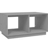VidaXL Salontafel 80x50x40 cm massief grenenhout grijs
