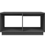 VidaXL Salontafel 80x50x40 cm massief grenenhout grijs