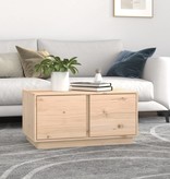 VidaXL Salontafel 80x50x40 cm massief grenenhout