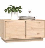 VidaXL Salontafel 80x50x40 cm massief grenenhout
