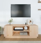 vidaXL Tv-meubel 110x35x40,5 cm massief grenenhout