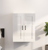 VidaXL Hangkast 69,5x32,5x90 cm hoogglans wit