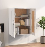 VidaXL Hangkast 69,5x32,5x90 cm hoogglans wit