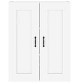 VidaXL Hangkast 69,5x32,5x90 cm hoogglans wit