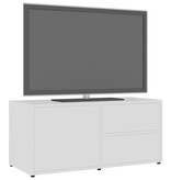 vidaXL Tv-meubel 80x34x36 cm bewerkt hout wit