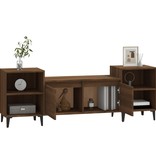 VidaXL Tv-meubel 160x35x55 cm bewerkt hout bruineikenkleurig