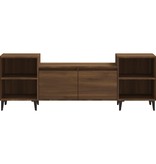 VidaXL Tv-meubel 160x35x55 cm bewerkt hout bruineikenkleurig