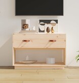 vidaXL Tv-meubel 90x40x60 cm massief grenenhout