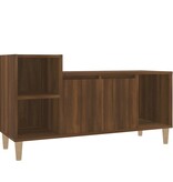 VidaXL Tv-meubel 100x35x55 cm bewerkt hout bruineikenkleurig