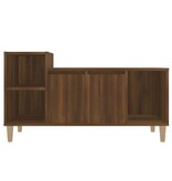 VidaXL Tv-meubel 100x35x55 cm bewerkt hout bruineikenkleurig