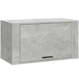 VidaXL Wandschoenenkast 70x35x38 cm bewerkt hout betongrijs